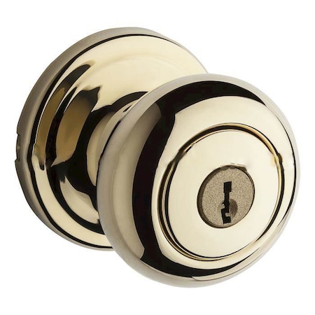 Kwikset Hancock Keyed Vestibule Knob 750H-3-6AL-RCS-GC